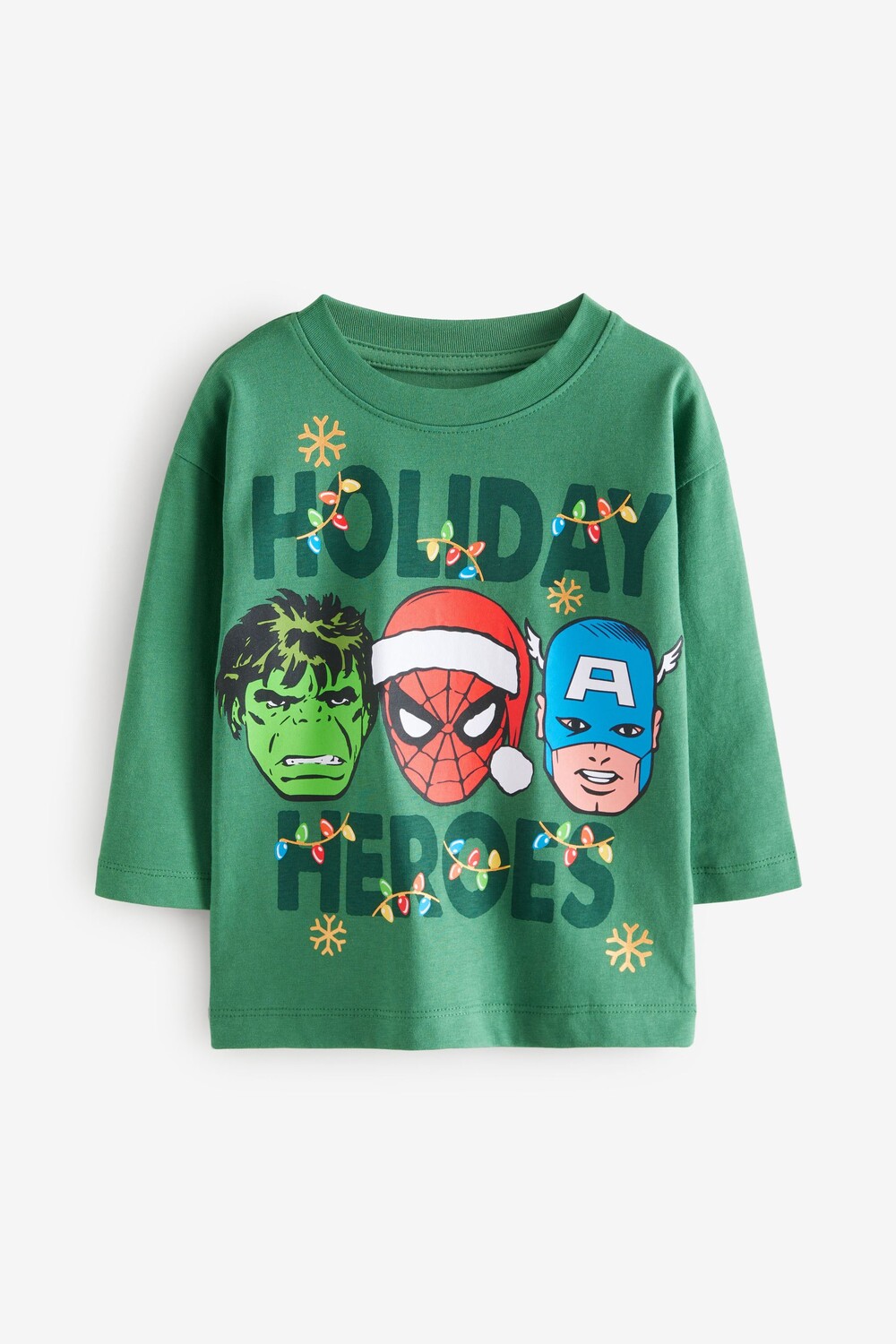 Футболка с длинными рукавами Marvel Christmas из 100% хлопка (3 мес 8 лет) Next, зеленый
Футболка с длинными рукавами Marvel Christmas из 100% хлопка (3 мес 8 лет) Next, зеленый