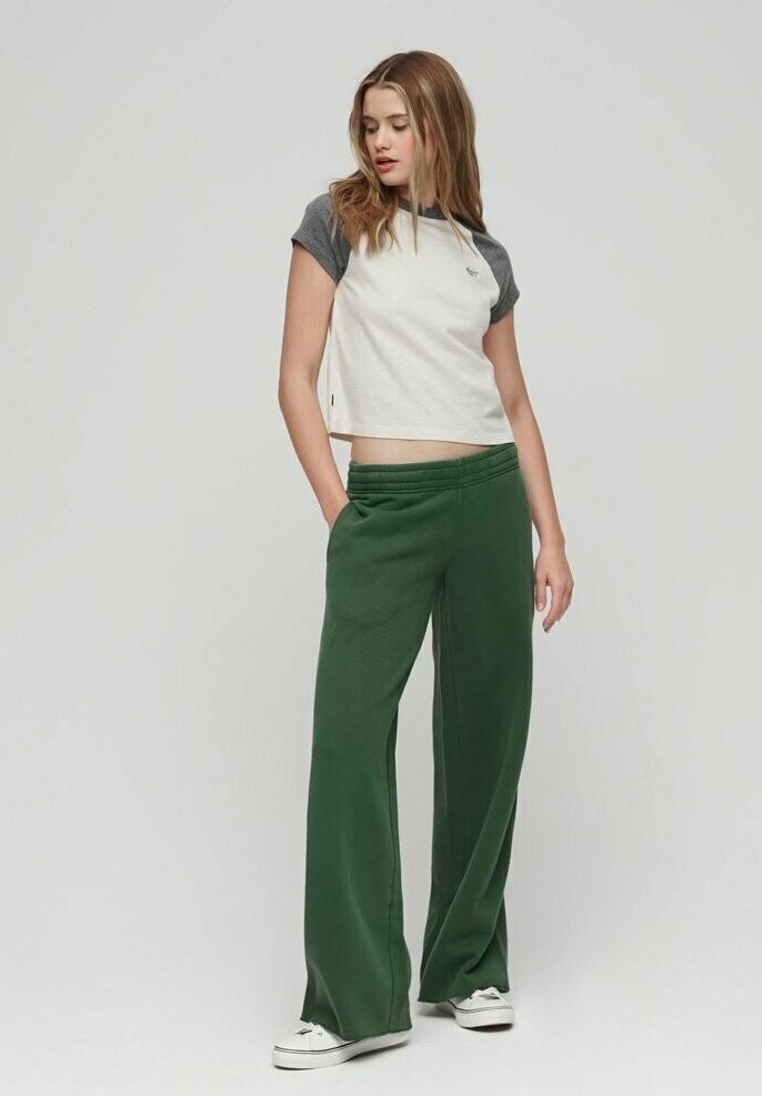 Спортивные брюки WASH STRAIGHT Superdry, зеленый 
Спортивные брюки WASH STRAIGHT Superdry, зеленый