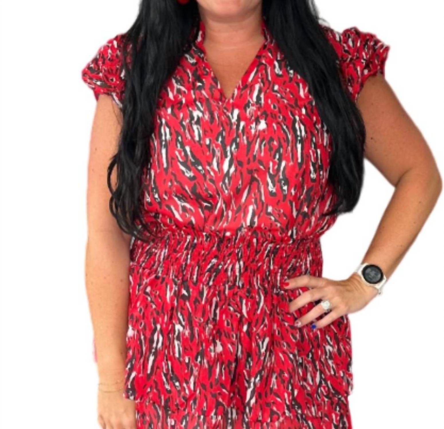 Топ Marley In Tiger Tail красный/черный MICHELLE MCDOWELL 
Топ Marley In Tiger Tail красный/черный MICHELLE MCDOWELL