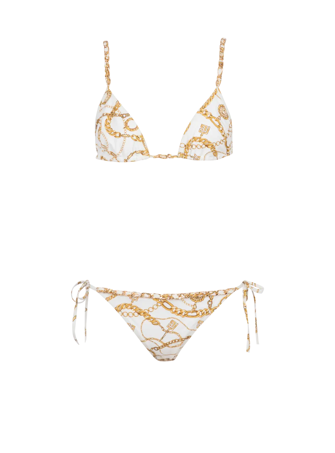 Раздельный купальник с принтом в виде узора Chaines Balmain, золото
Раздельный купальник с принтом в виде узора Chaines Balmain, золото