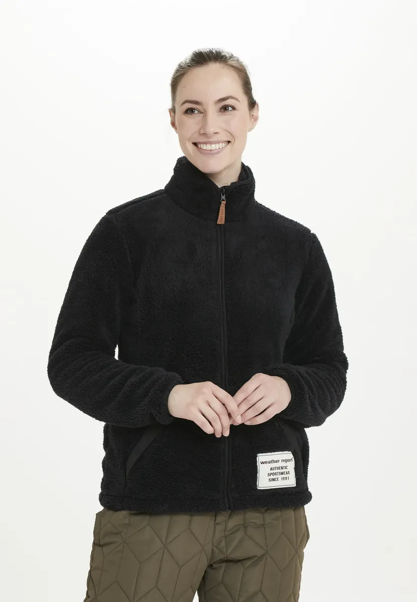 Флисовая куртка "WEATHER REPORT" "Lucille" с великолепным плюшевым дизайном, черный
Флисовая куртка "WEATHER REPORT" "Lucille" с великолепным плюшевым дизайном, черный