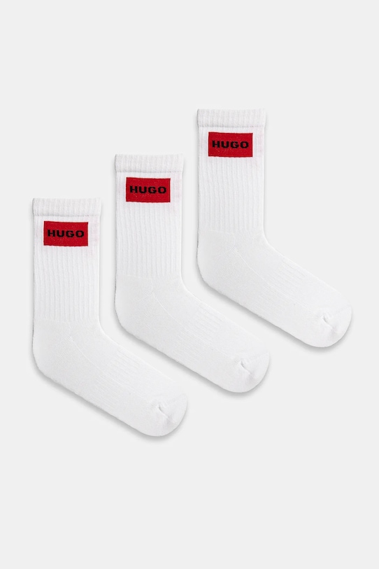 Носки 3 пары Hugo, белый 
Носки 3 пары Hugo, белый