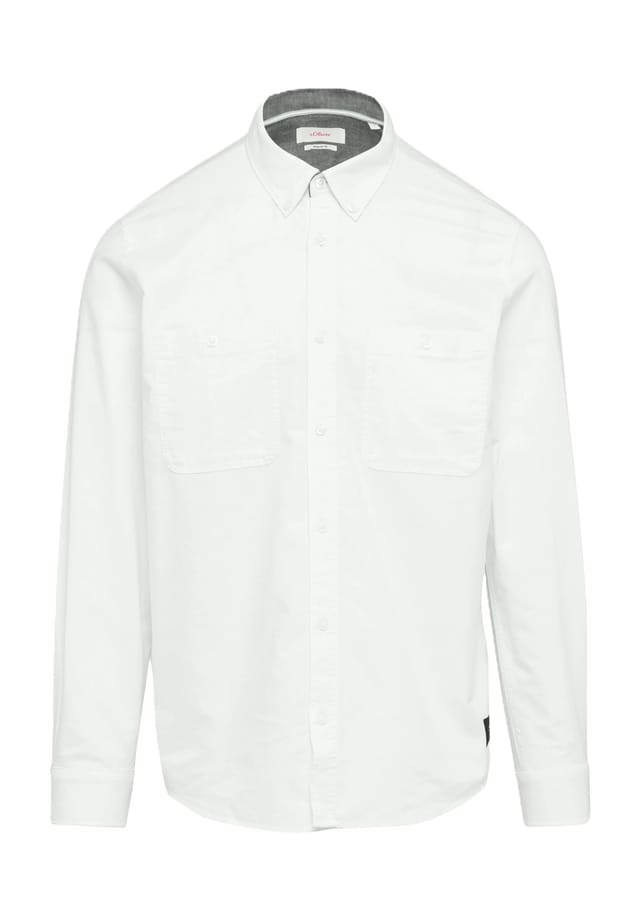 Повседневная рубашка стандартного кроя с длинным рукавом и воротником на пуговицах S.Oliver, белый
Повседневная рубашка стандартного кроя с длинным рукавом и воротником на пуговицах S.Oliver, белый