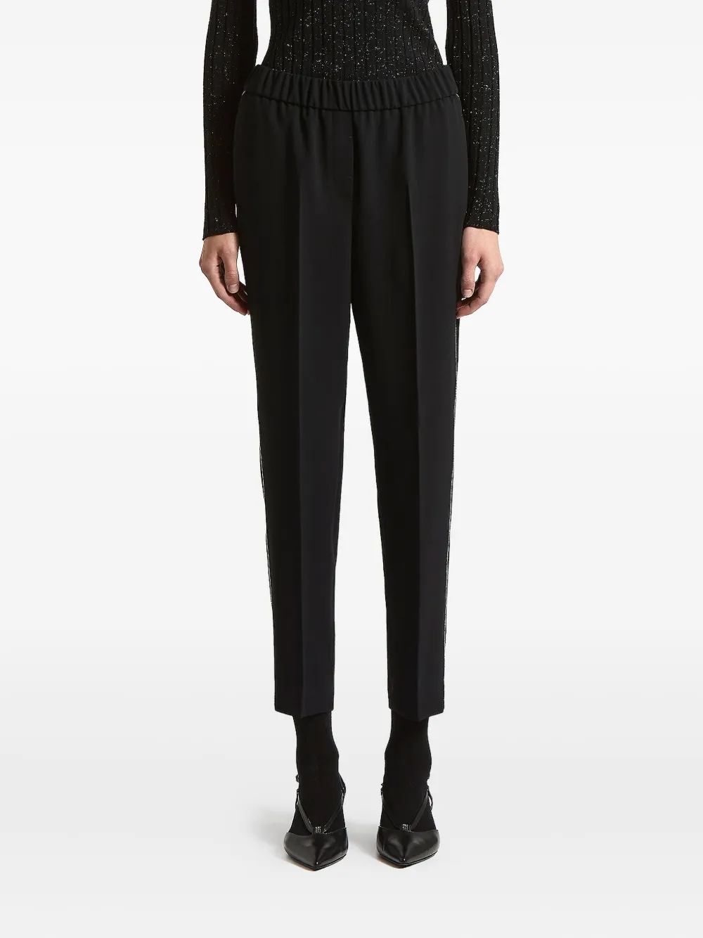 Брюки с эластичным поясом Peserico, черный
Брюки с эластичным поясом Peserico, черный