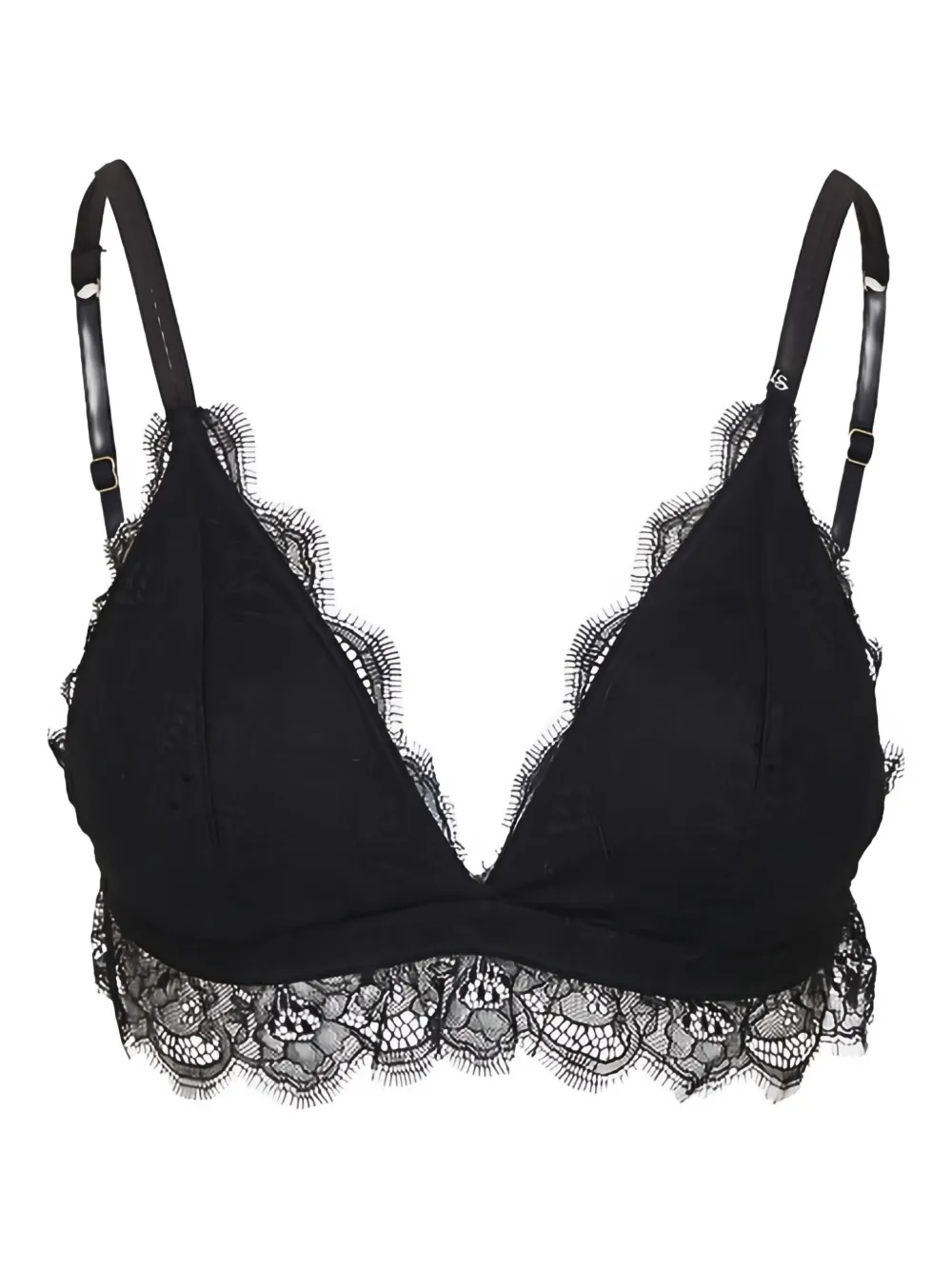 Бюстгальтер с треугольными чашечками и кружевной отделкой Love Stories, черный
Бюстгальтер с треугольными чашечками и кружевной отделкой Love Stories, черный