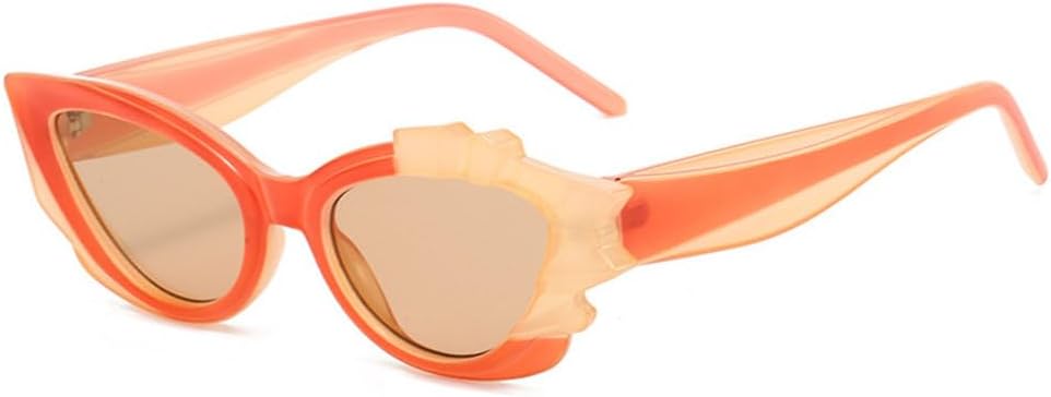 Модные солнцезащитные очки «кошачий глаз» для женщин, роскошные, в маленькой оправе, оранжевые, трендовые женские очки с защитой от УФ-излучения UV400 LJTJTAV, Orange-light Brown
Модные солнцезащитные очки «кошачий глаз» для женщин, роскошные, в маленькой оправе, оранжевые, трендовые женские очки с защитой от УФ-излучения UV400 LJTJTAV, Orange-light Brown