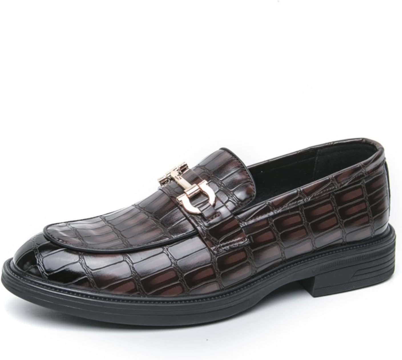 Мужские лакированные лоферы на платформе- модные круглые носки с металлическим декором, устойчивая толстая подошва, идеально подходят для деловых, свадеб, выпускных и повседневных вечеринок Aokisx, коричневый
Мужские лакированные лоферы на платформе- модные круглые носки с металлическим декором, устойчивая толстая подошва, идеально подходят для деловых, свадеб, выпускных и повседневных вечеринок Aokisx, коричневый