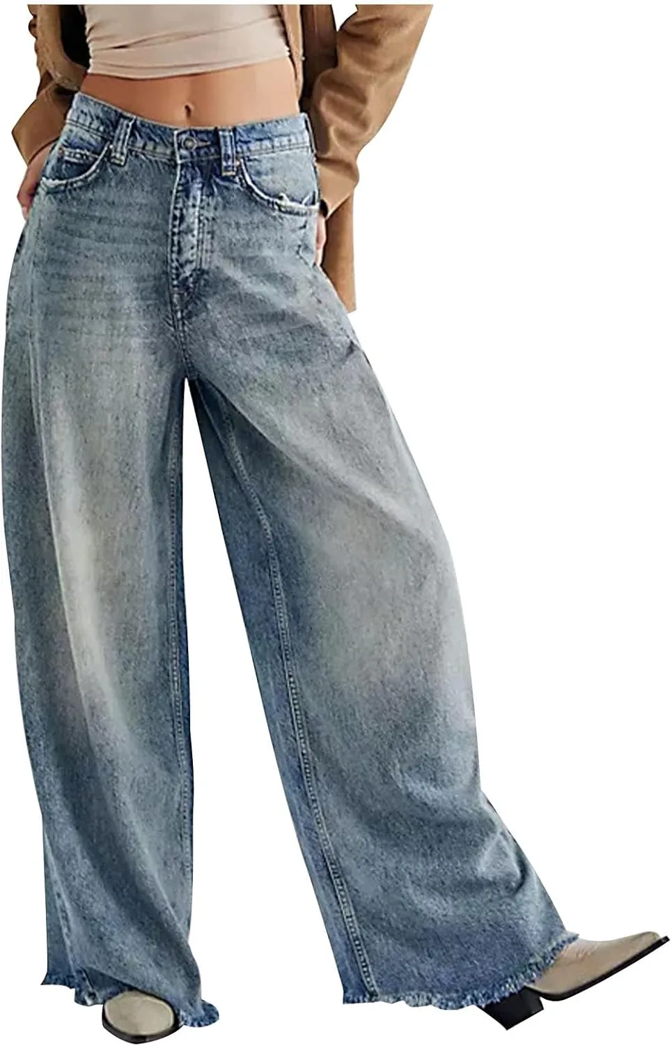 Джинсы для женщин Baggy High Waisted Wide Leg
Джинсы для женщин Baggy High Waisted Wide Leg