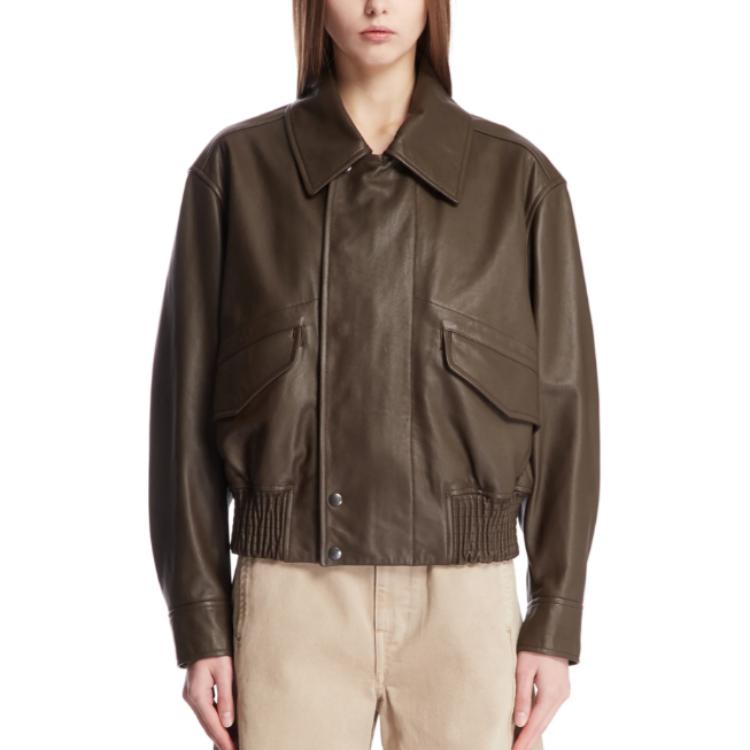 Lemaire Кожаный блузон 'Mushroom', Brown
Lemaire Кожаный блузон 'Mushroom', Brown