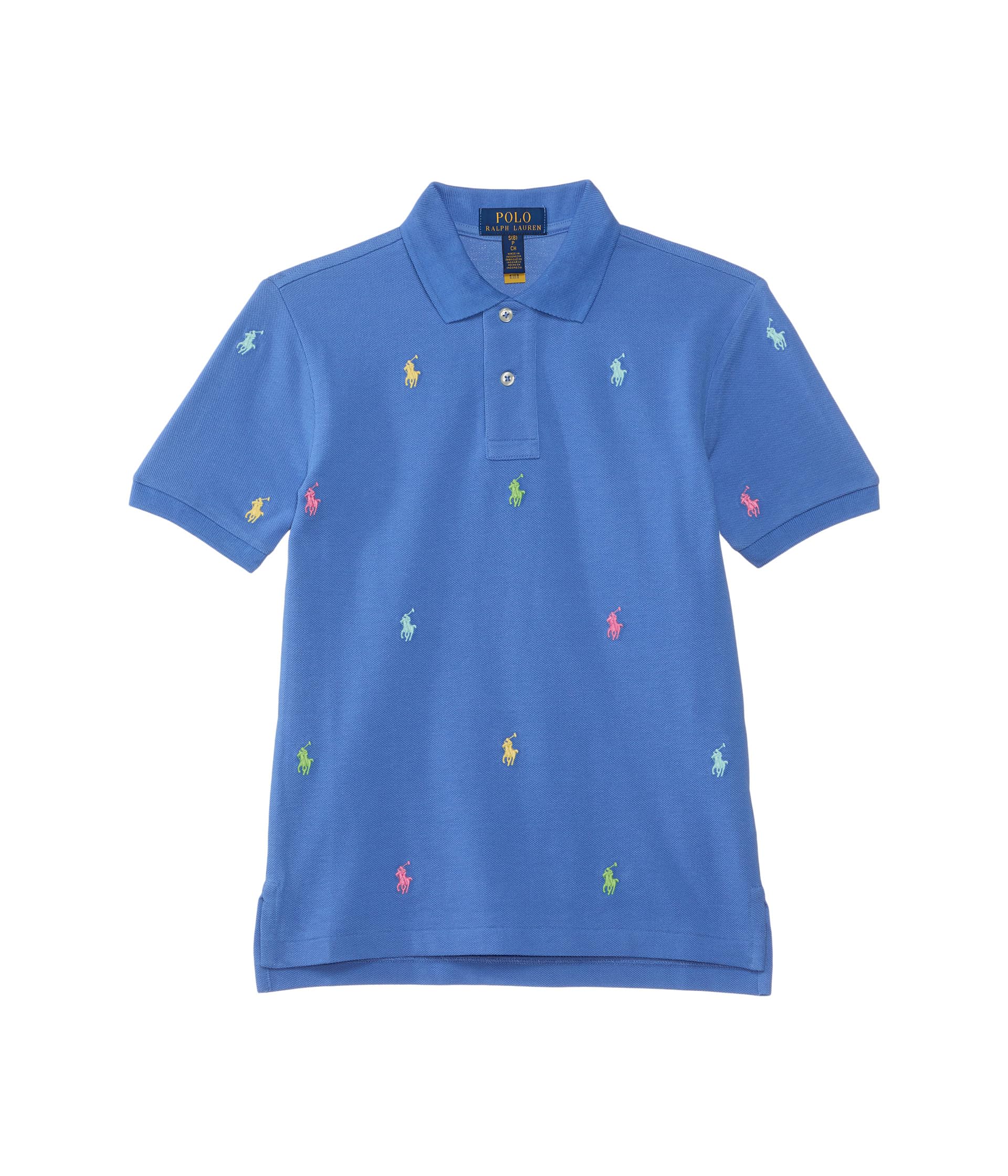 Поло Polo Ralph Lauren Kids Polo Pony Cotton Mesh Polo Shirt, цвет Scottsdale Blue 
Поло Polo Ralph Lauren Kids Polo Pony Cotton Mesh Polo Shirt, цвет Scottsdale Blue