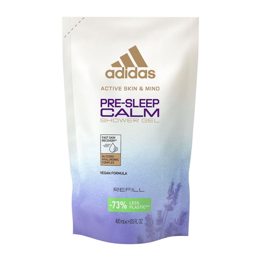 Adidas, Active Skin & Mind Pre-Sleep Calm, гель для душа для женщин, сменная упаковка, 400 мл
Adidas, Active Skin & Mind Pre-Sleep Calm, гель для душа для женщин, сменная упаковка, 400 мл