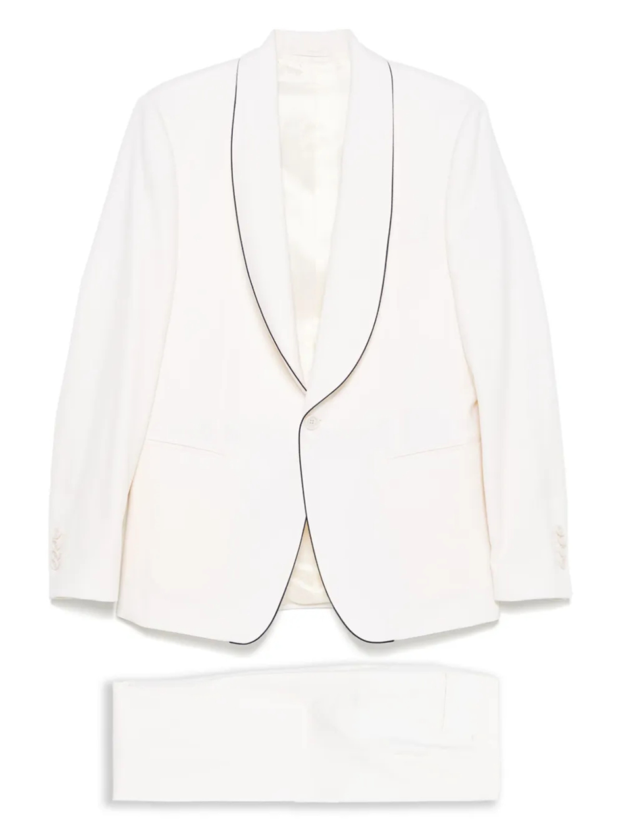 Lardini креповый костюм, нейтральный 
Lardini креповый костюм, нейтральный