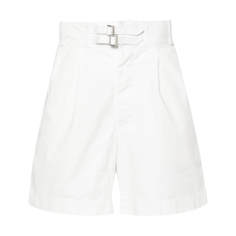 Белые хлопковые шорты с поясом Polo Ralph Lauren 
Белые хлопковые шорты с поясом Polo Ralph Lauren