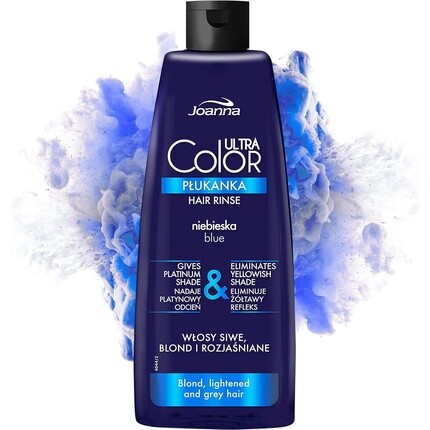 Ополаскиватель Ultra Color Blue Color для светлых и светлых волос 150 мл платиново-серого оттенка, Joanna
Ополаскиватель Ultra Color Blue Color для светлых и светлых волос 150 мл платиново-серого оттенка, Joanna