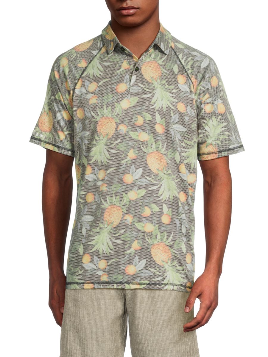 Рубашка-поло с принтом Citrus Grove Tommy Bahama, черный
Рубашка-поло с принтом Citrus Grove Tommy Bahama, черный