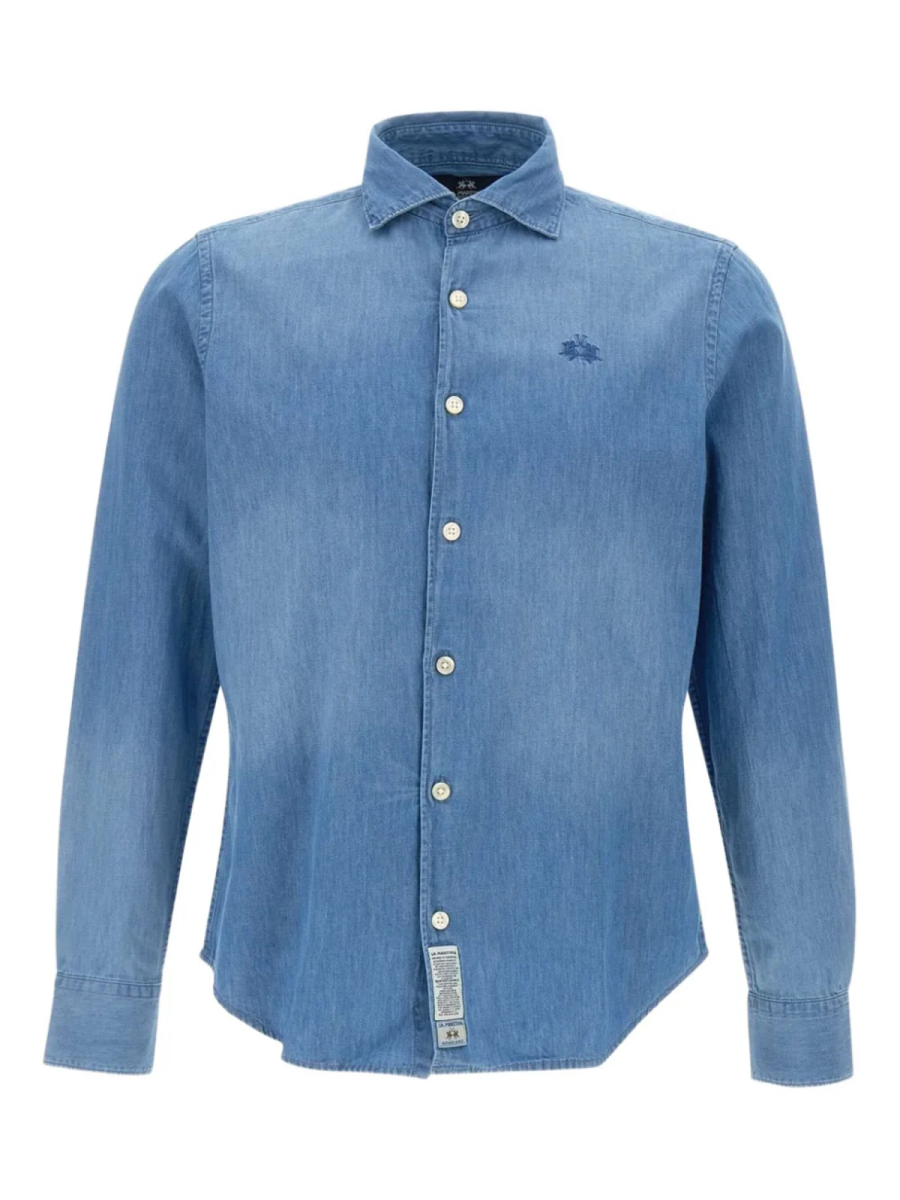 Джинсовая рубашка с вышитым логотипом La Martina, синий
Джинсовая рубашка с вышитым логотипом La Martina, синий