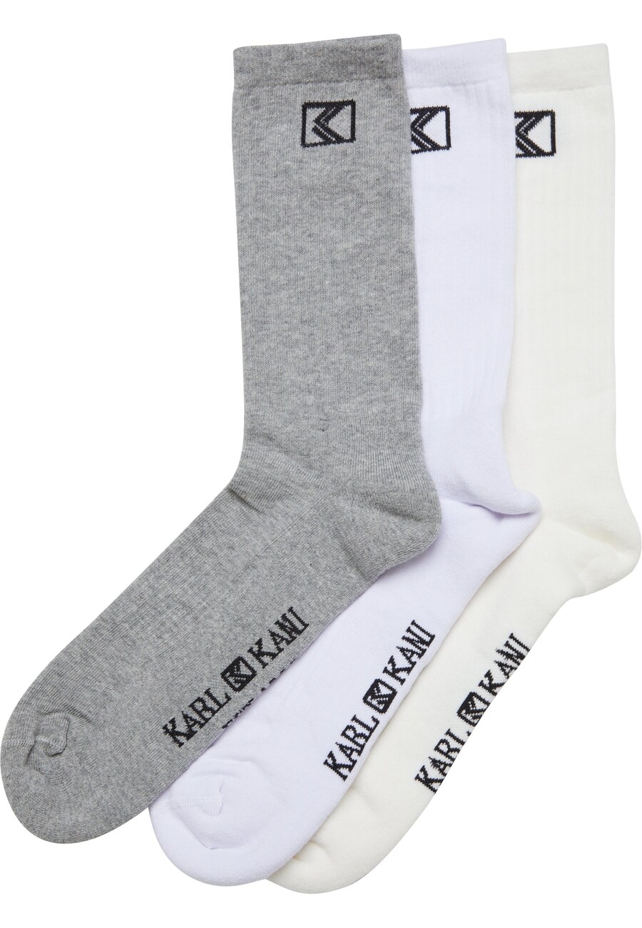 Носки Karl Kani Socks, цвет mottled grey/white/off white 
Носки Karl Kani Socks, цвет mottled grey/white/off white