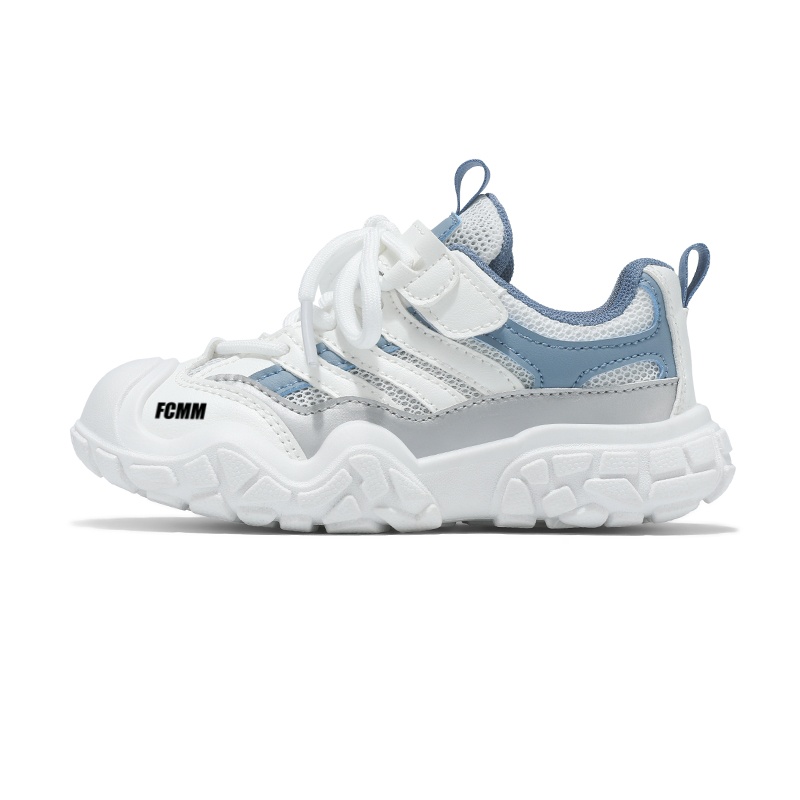 Противоскользящая и дышащая повседневная обувь для детей FCMM, белый/синий
Противоскользящая и дышащая повседневная обувь для детей FCMM, белый/синий