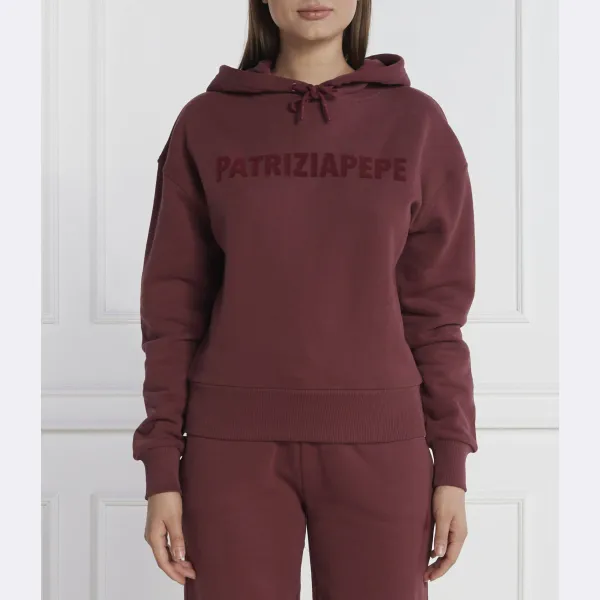 Толстовка обычного кроя Patrizia Pepe, бургунди
Толстовка обычного кроя Patrizia Pepe, бургунди