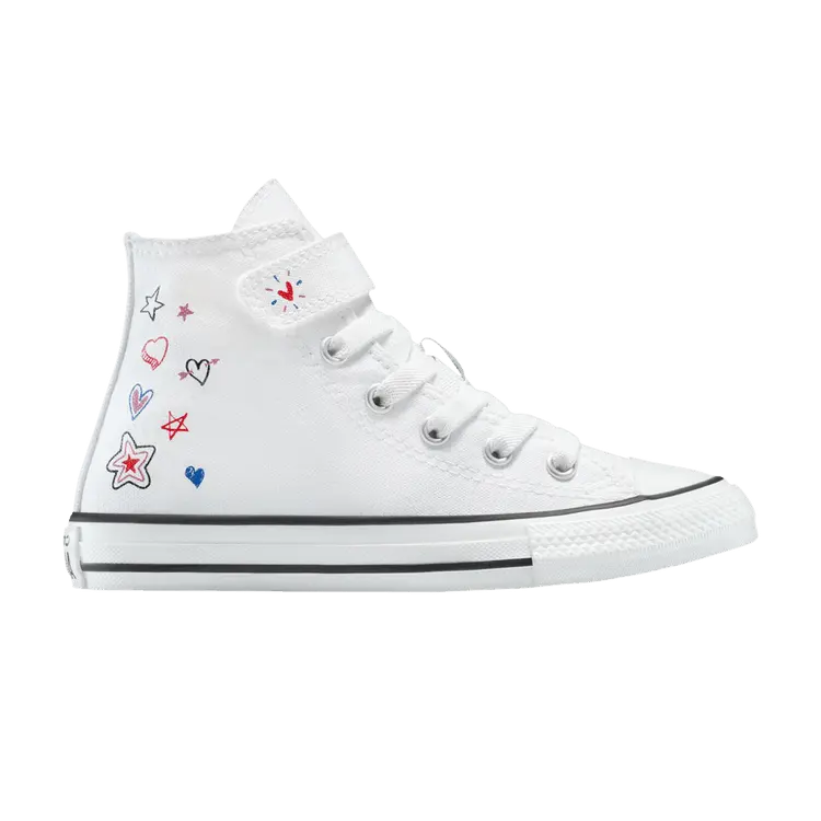 Кроссовки Converse Chuck Taylor All Star EasyOn High PS, Doodles - White Pink Frosting
Кроссовки Converse Chuck Taylor All Star EasyOn High PS, Doodles - White Pink Frosting