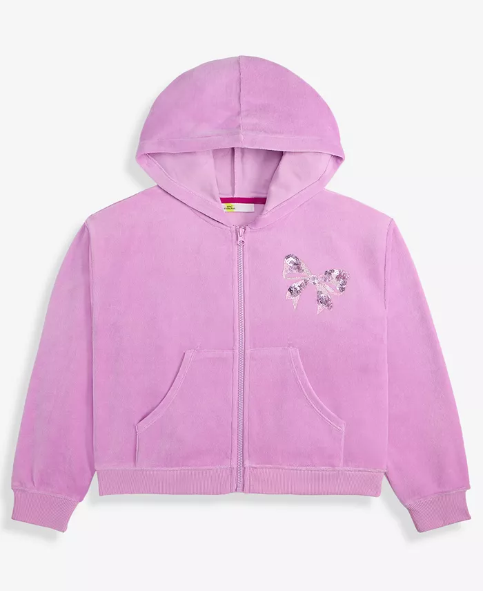 Маленькие и большие девочки худи с бантом на молнии Epic Threads, фиолетовый
Маленькие и большие девочки худи с бантом на молнии Epic Threads, фиолетовый