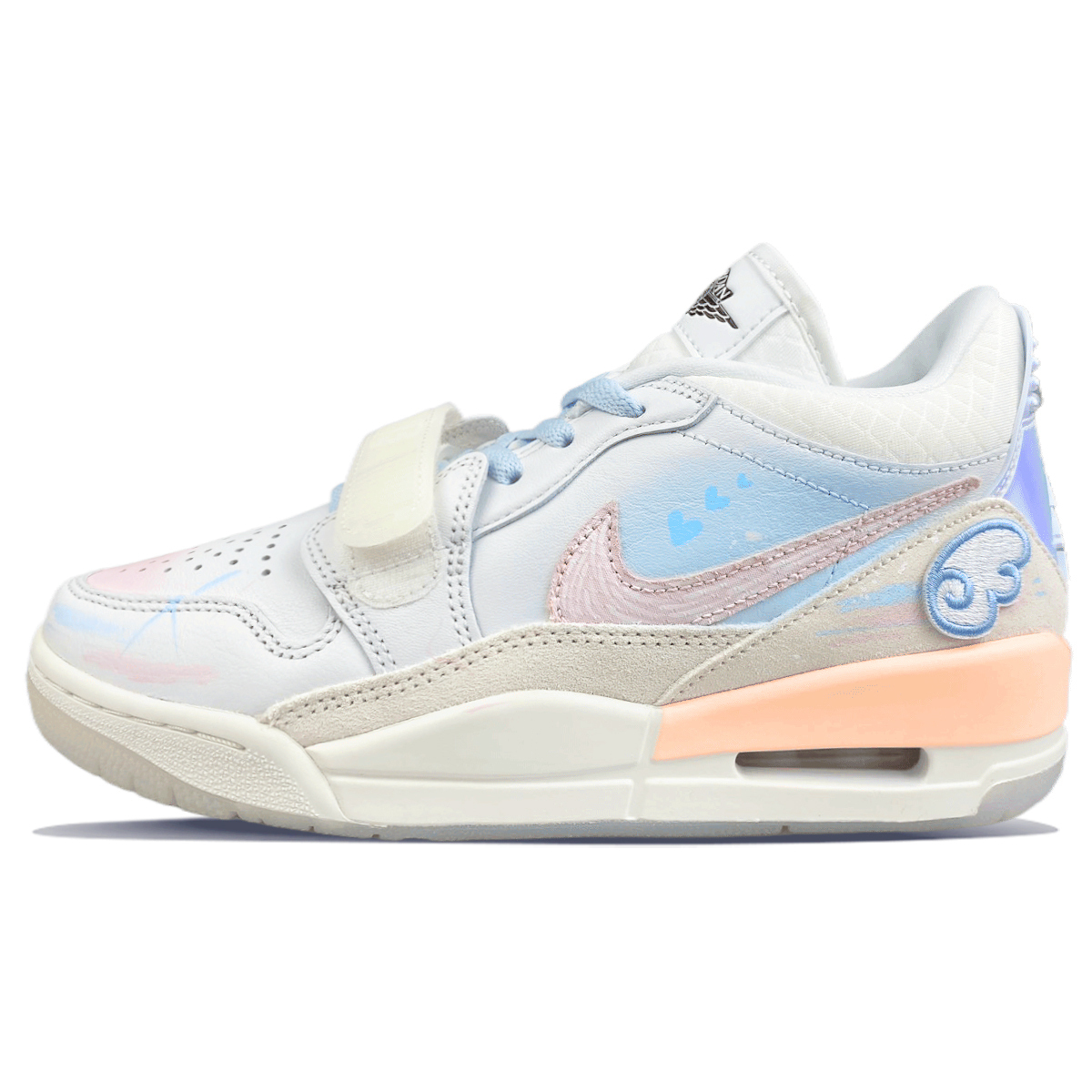 Jordan Наследие 312 противоскользящие износостойкие мидтоп винтажные баскетбольные кроссовки унисекс белый синий розовый, цвет White Blue Pink
Jordan Наследие 312 противоскользящие износостойкие мидтоп винтажные баскетбольные кроссовки унисекс белый синий розовый, цвет White Blue Pink