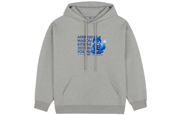 Худи Ader Error с вышитым логотипом Maison Kitsune, серый
Худи Ader Error с вышитым логотипом Maison Kitsune, серый