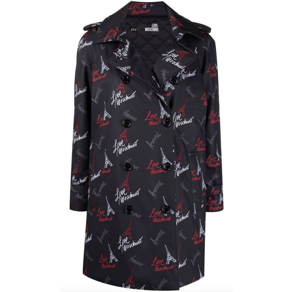Черное женское пальто из полиэстера LOVE MOSCHINO, Черный, Черное женское пальто из полиэстера LOVE MOSCHINO
Черное женское пальто из полиэстера LOVE MOSCHINO, Черный, Черное женское пальто из полиэстера LOVE MOSCHINO