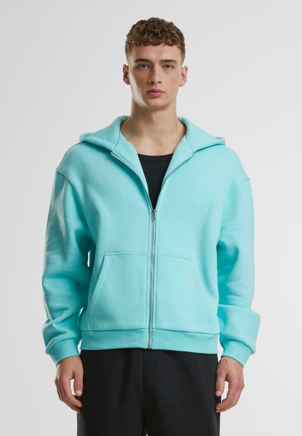 Толстовка на молнии Urban Classics, синий
Толстовка на молнии Urban Classics, синий