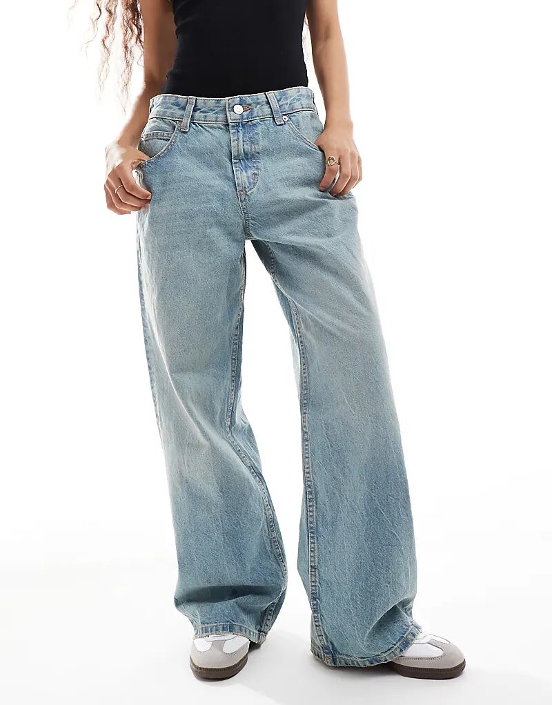 Джинсы-ганги ASOS DESIGN Petite с низкой посадкой бледно-голубого цвета в винтажном стиле
Джинсы-ганги ASOS DESIGN Petite с низкой посадкой бледно-голубого цвета в винтажном стиле