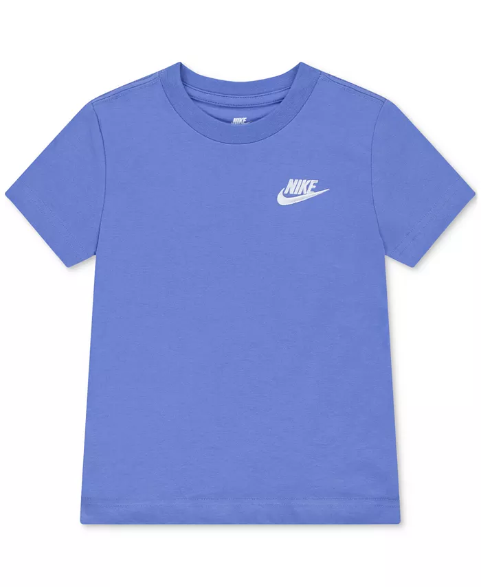 Футболка с коротким рукавом Futura с вышивкой для мальчиков, спортивная одежда Nike, синий
Футболка с коротким рукавом Futura с вышивкой для мальчиков, спортивная одежда Nike, синий