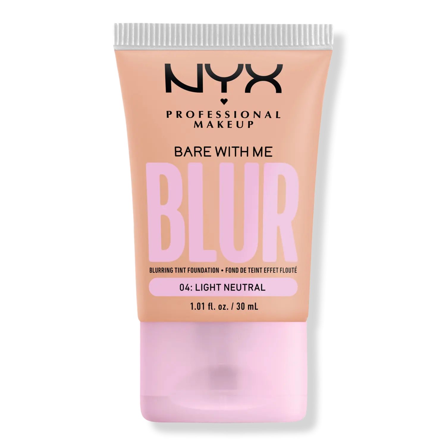 Тональная основа Bare With Me Blur Tint Soft Matte Foundation NYX Professional Makeup, 04: Light Neutral (fair beige with a warm undertone)
Тональная основа Bare With Me Blur Tint Soft Matte Foundation NYX Professional Makeup, 04: Light Neutral (fair beige with a warm undertone)
