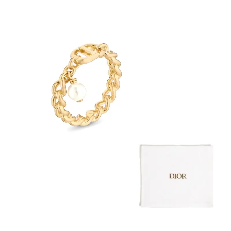 DIOR Металлическое, смоляное, жемчужное кольцо для женщин Gold
DIOR Металлическое, смоляное, жемчужное кольцо для женщин Gold