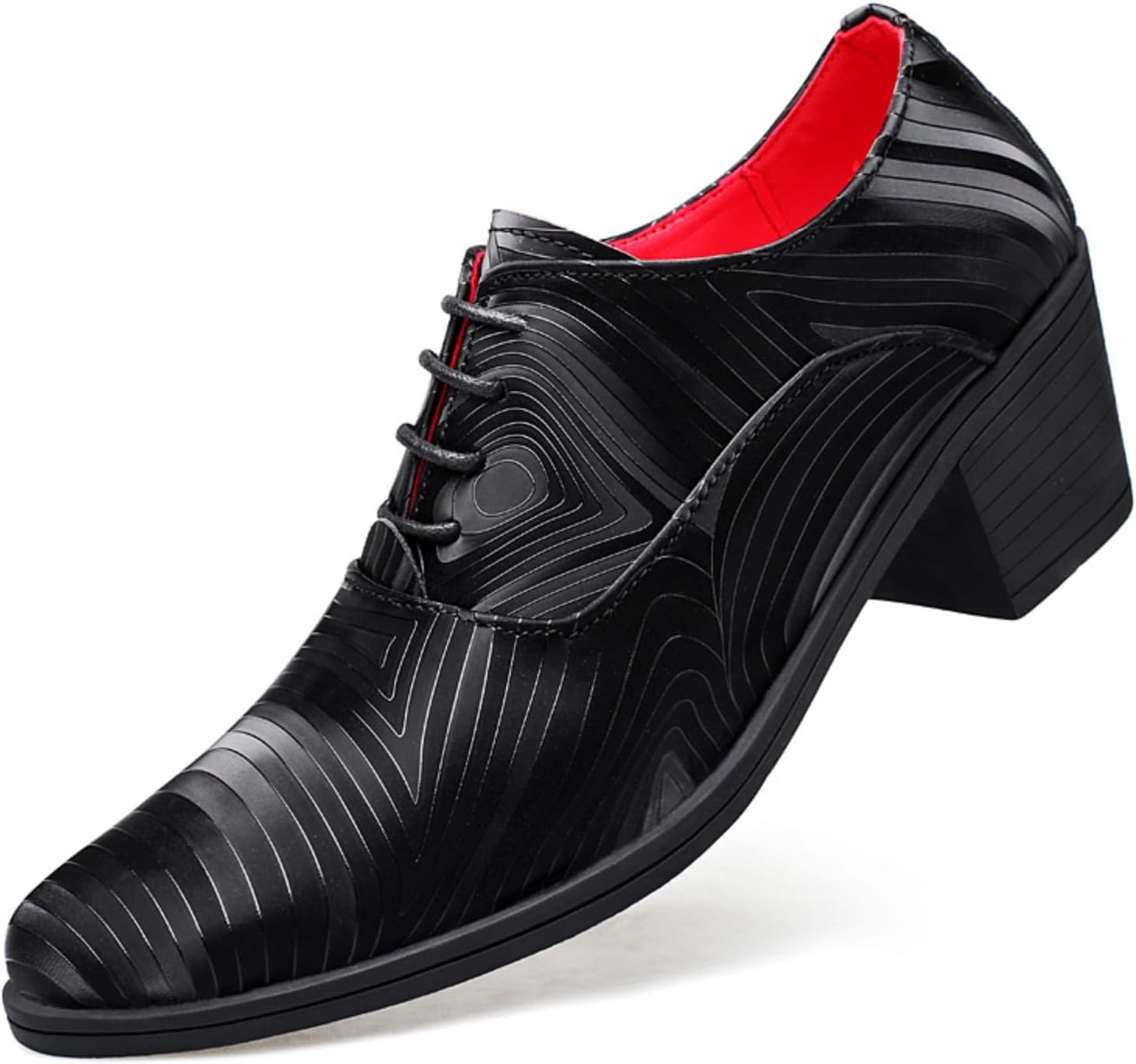 Мужские оксфорды с волнистым геометрическим узором, кожаные, с заостренным носком, на шнуровке, комфортные, для деловых встреч, свадеб и официальных мероприятий. Черная версия с красной подкладкой, Белая версия с фактурным низким блочным каблуко...
Мужские оксфорды с волнистым геометрическим узором, кожаные, с заостренным носком, на шнуровке, комфортные, для деловых встреч, свадеб и официальных мероприятий. Черная версия с красной подкладкой, Белая версия с фактурным низким блочным каблуко...