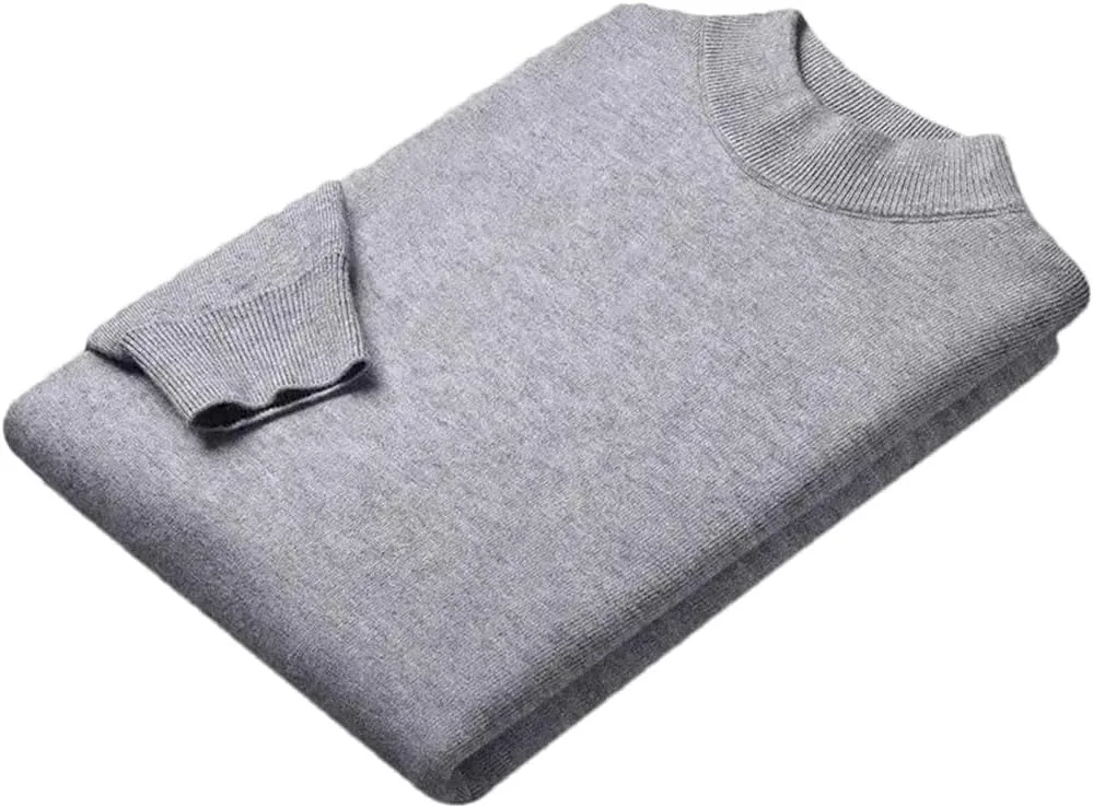 Мужской однотонный повседневный легкий дышащий вязаный свитер с полувысоким воротником
Мужской однотонный повседневный легкий дышащий вязаный свитер с полувысоким воротником