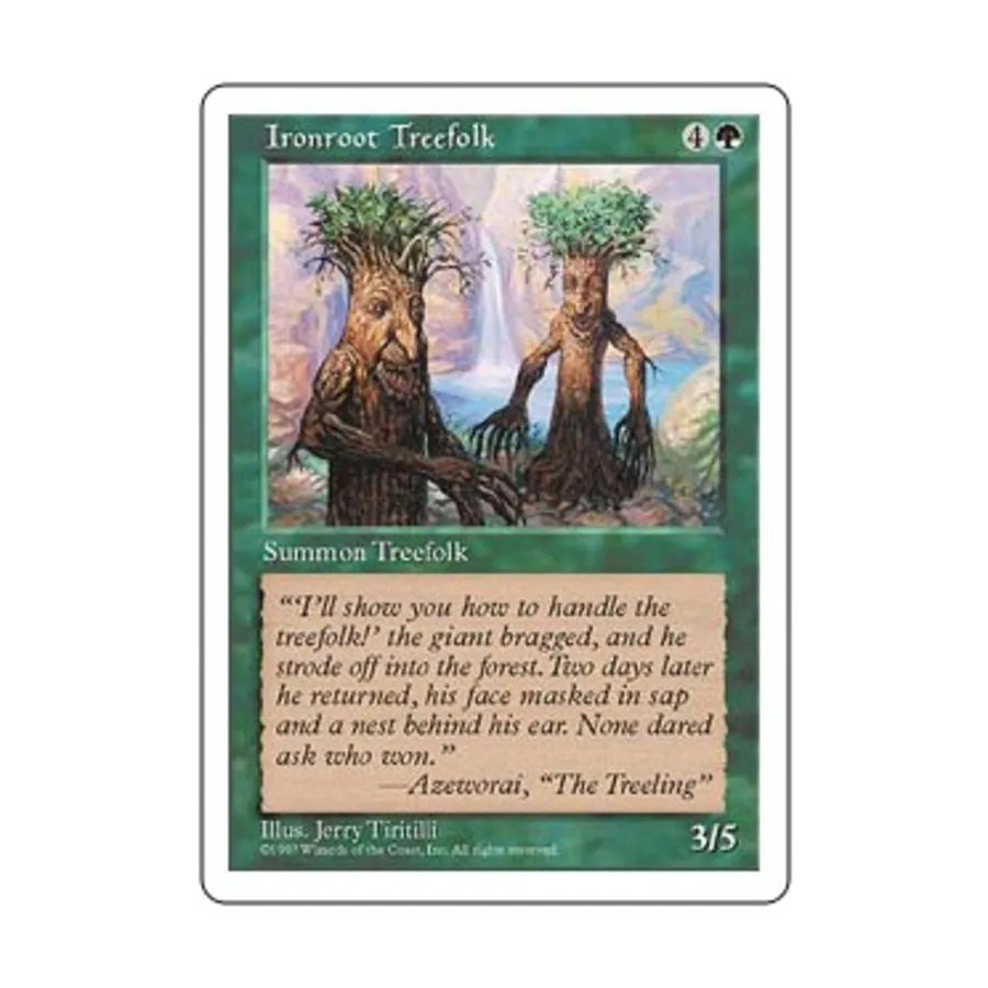 CCG Железнокорневые лесовики (клавиша C), MTG - 5th Edition 
CCG Железнокорневые лесовики (клавиша C), MTG - 5th Edition