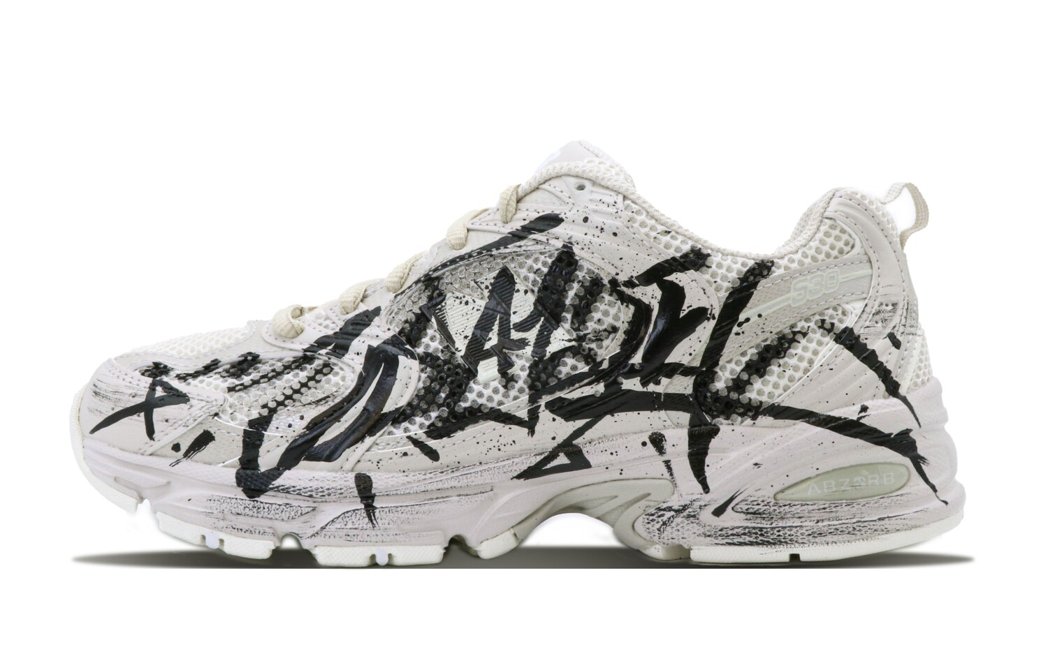 Кроссовки New Balance NB 530 Anti-Slip Wear-Resistant Breathable Lightweight, белый/черный 
Кроссовки New Balance NB 530 Anti-Slip Wear-Resistant Breathable Lightweight, белый/черный