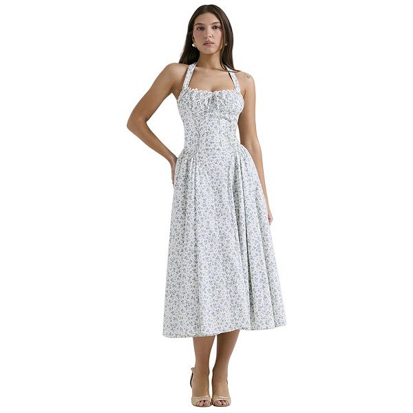 Женское платье-корсет с цветочным принтом, миди, с плиссированной юбкой и декольте Yesfashion, White
Женское платье-корсет с цветочным принтом, миди, с плиссированной юбкой и декольте Yesfashion, White