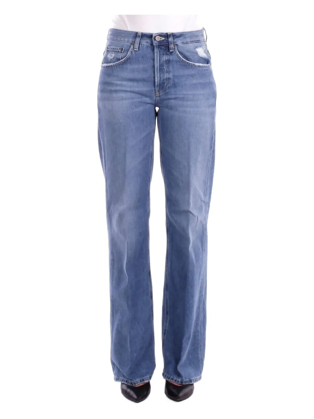 Прямые джинсы с завышенной талией DONDUP, синий
Прямые джинсы с завышенной талией DONDUP, синий