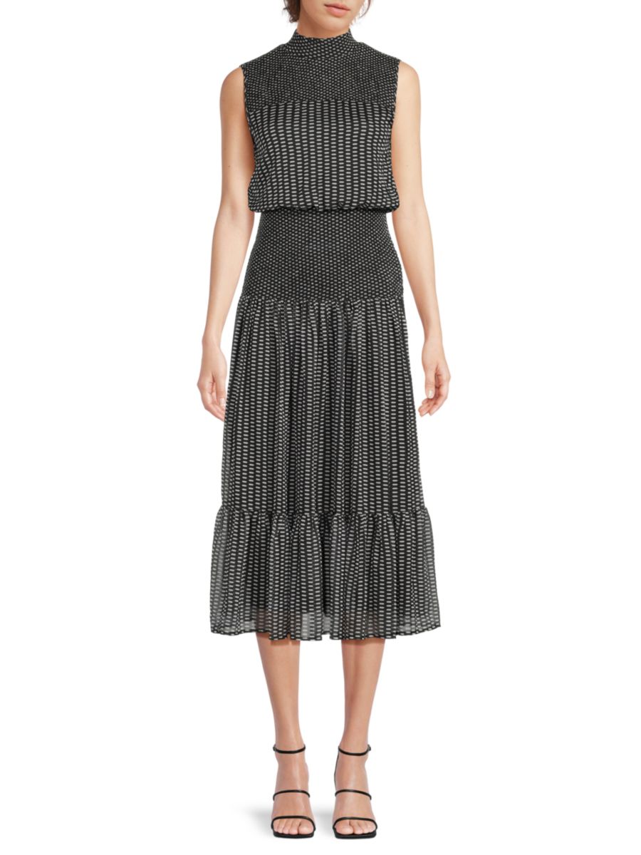 Платье миди без рукавов с присборенным воротником и имитацией водолазки Area Stars, черный
Платье миди без рукавов с присборенным воротником и имитацией водолазки Area Stars, черный