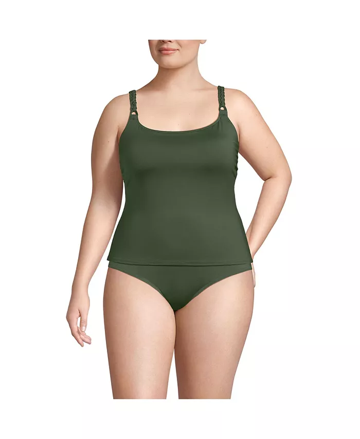 Женский топ-танкини из макраме Lands' End, зеленый
Женский топ-танкини из макраме Lands' End, зеленый