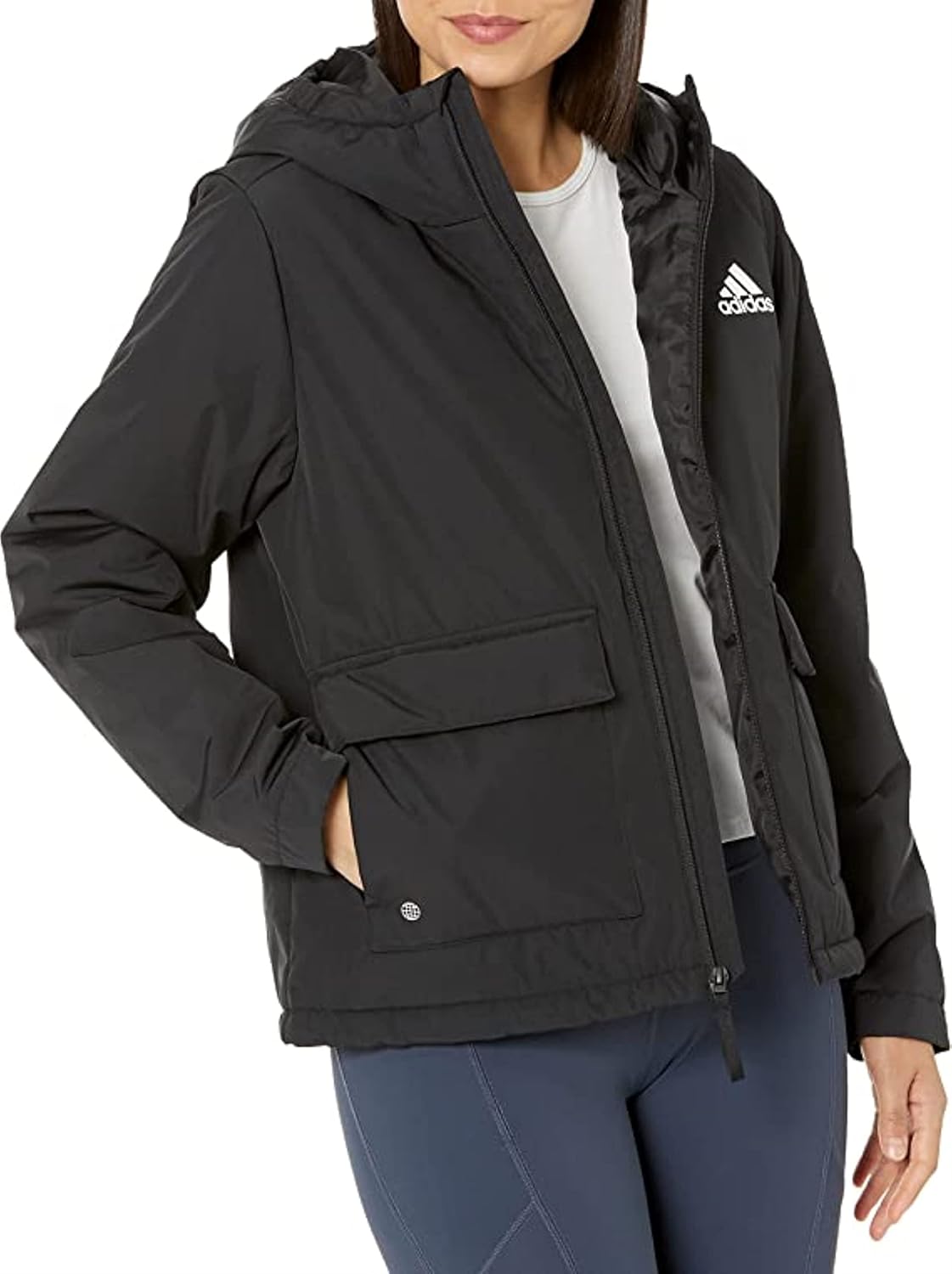 Женская куртка Adidas базовая утепленная, черный
Женская куртка Adidas базовая утепленная, черный