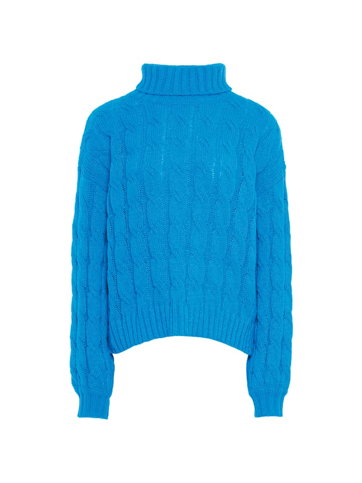 Женский свитер бирюзового цвета myMo
Женский свитер бирюзового цвета myMo