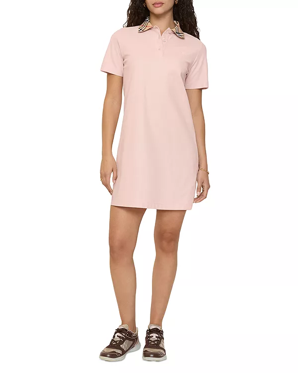 Платье-Поло с воротником в клетку «Арис» Burberry, розовый
Платье-Поло с воротником в клетку «Арис» Burberry, розовый