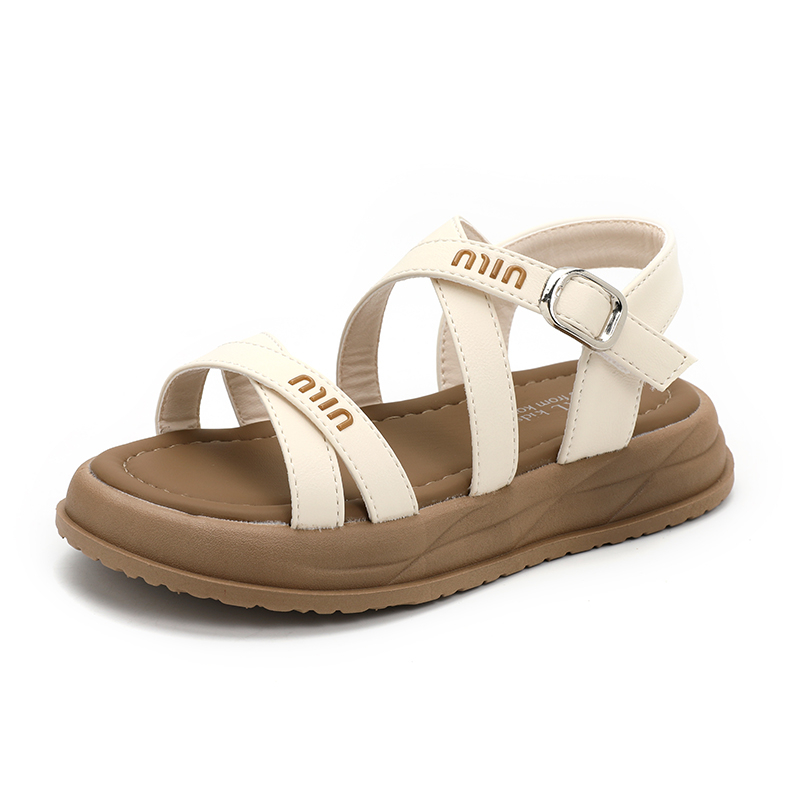 Сандалии детские, нескользящие, дышащие, быстросохнущие KINDDOG, экрю 
Сандалии детские, нескользящие, дышащие, быстросохнущие KINDDOG, экрю