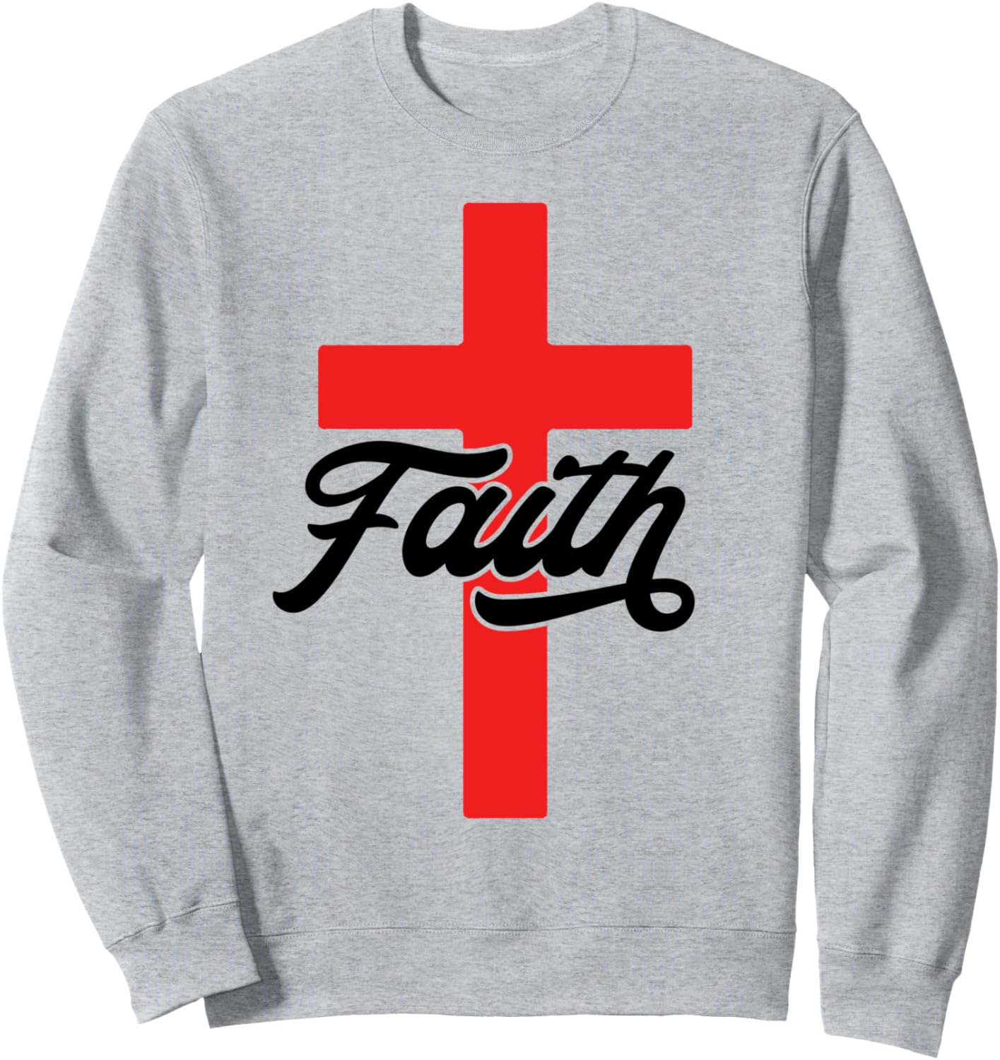 Толстовка с минималистичным графическим рисунком «Вера, христианский крест» Faith In Words And Life Gear, серый
Толстовка с минималистичным графическим рисунком «Вера, христианский крест» Faith In Words And Life Gear, серый