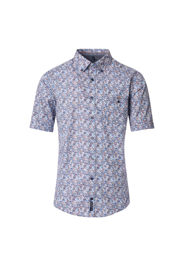 Повседневная рубашка с коротким рукавом и принтом повседневный крой Casamoda, синий
Повседневная рубашка с коротким рукавом и принтом повседневный крой Casamoda, синий
