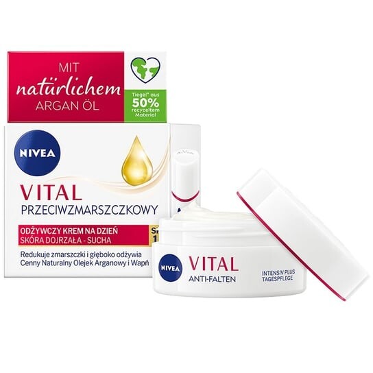 Питательный дневной крем против морщин, 40 мл Nivea Vital
Питательный дневной крем против морщин, 40 мл Nivea Vital