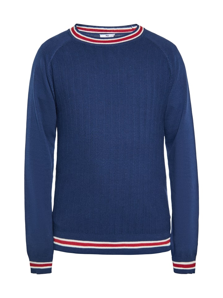 Мужской свитер темно-синего цвета DreiMaster Maritim
Мужской свитер темно-синего цвета DreiMaster Maritim