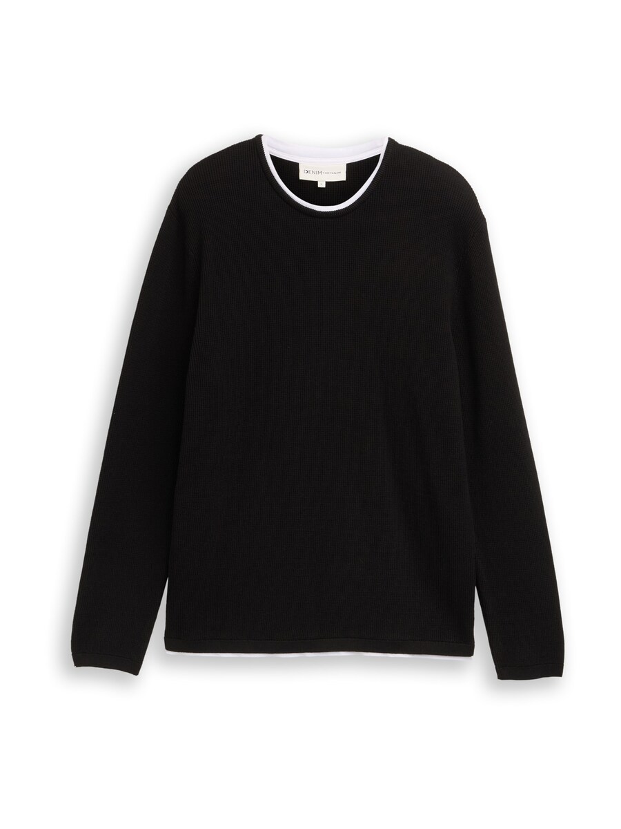 Свитер TOM TAILOR DENIM, черный
Свитер TOM TAILOR DENIM, черный